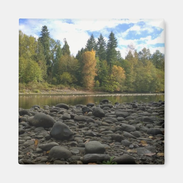 Fluss Clackamas, Oregon Magnet (Vorne)