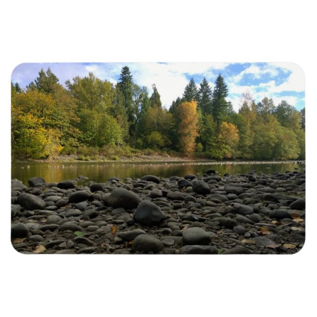 Fluss Clackamas, Oregon Magnet (Horizontal)