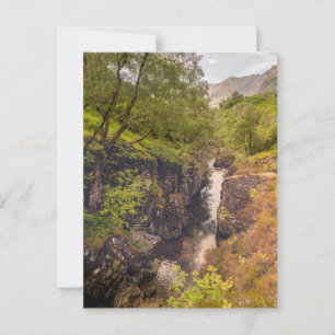 Fluss Coe Canyons Postkarte