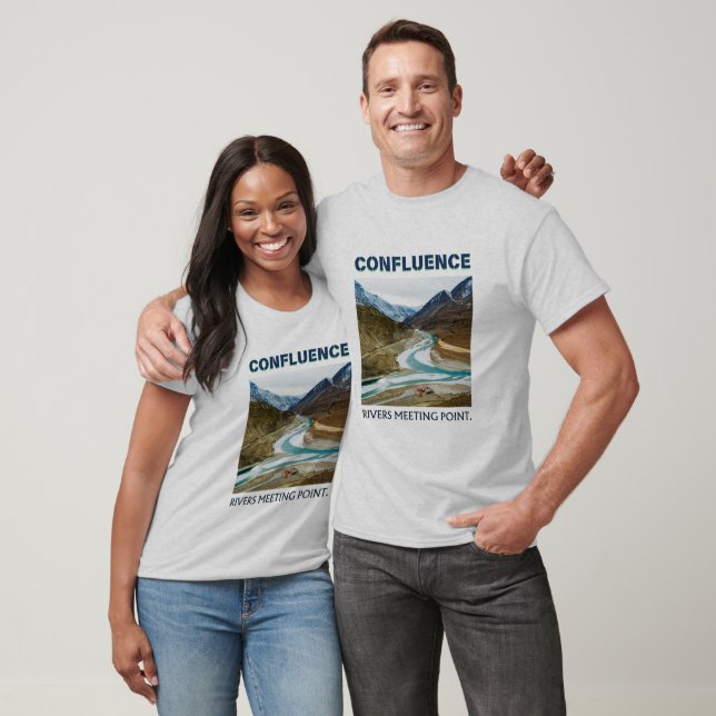 Fluss Confluence Ash T - Shirt (Unisex)