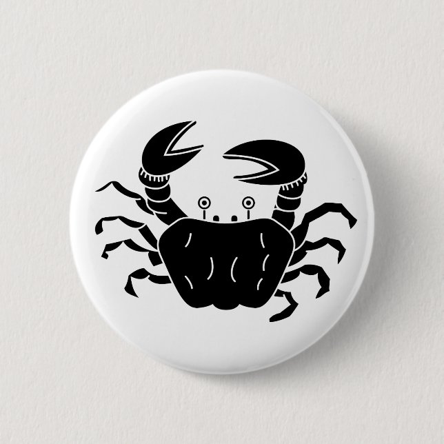 Fluss Crab Button (Vorderseite)