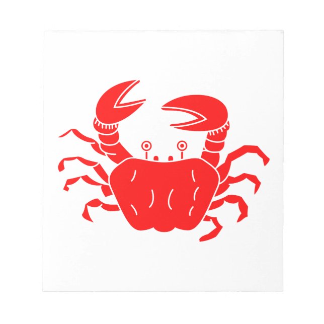 Fluss Crab Notizblock (Vorderseite)