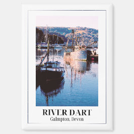 Fluss Dart, Galmpton Creek, Devon, England Magnet