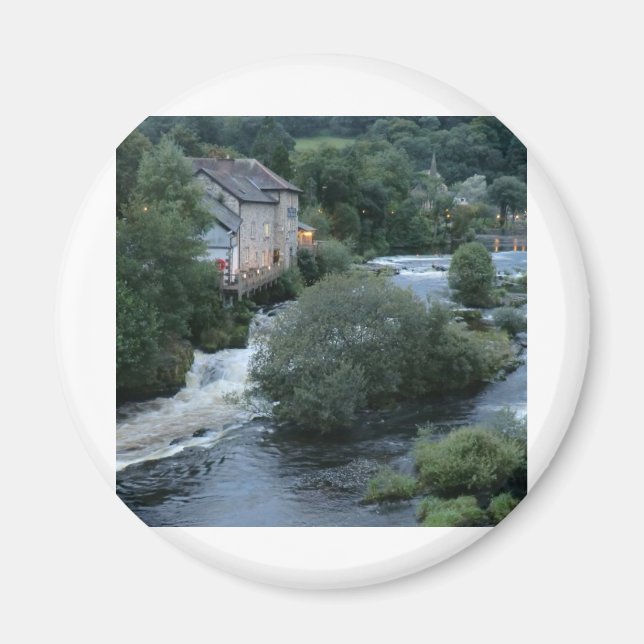 Fluss Dee bei Llangollen, Wales Magnet (Vorne)