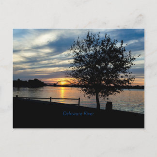 Fluss Delaware, landschaftliches Foto, Postkarte