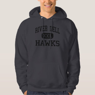 Fluss Dell - Falken - hoch - Oradell New-Jersey Hoodie