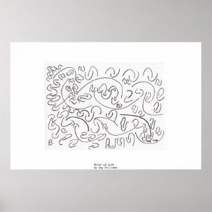Fluss des Lebens Poster