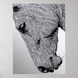Fluss des Wilden Minimalistischen Schlupfs Poster