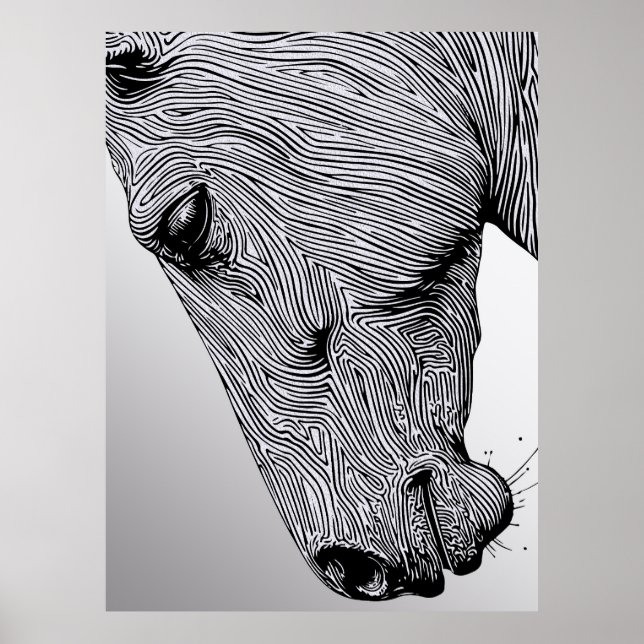 Fluss des Wilden Minimalistischen Schlupfs Poster (Vorne)