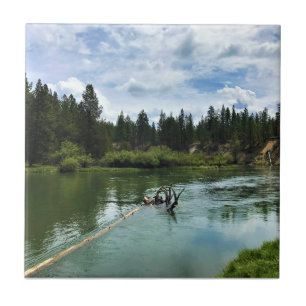 Fluss Deschutes, Oregon Fliese