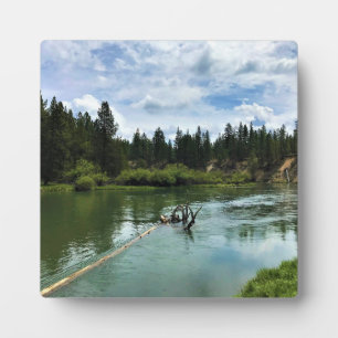 Fluss Deschutes, Oregon Fotoplatte