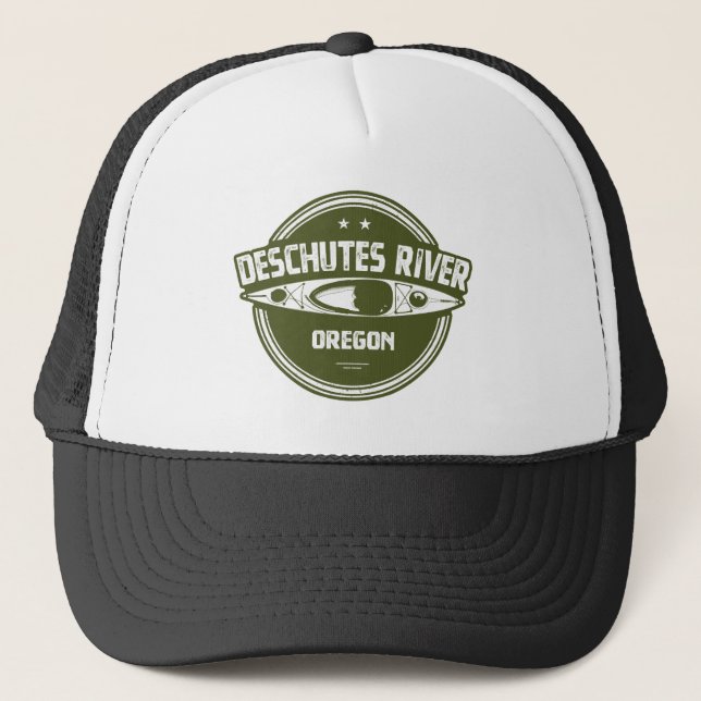 Fluss Deschutes, Oregon Truckerkappe (Vorderseite)