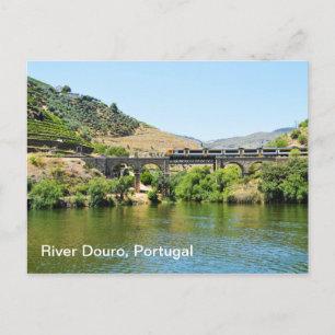 Fluss Douro, Portugal Postkarte