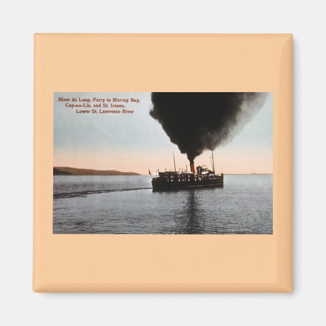 Fluss Du Loup, St. Lawrence River Magnet (Vorne)