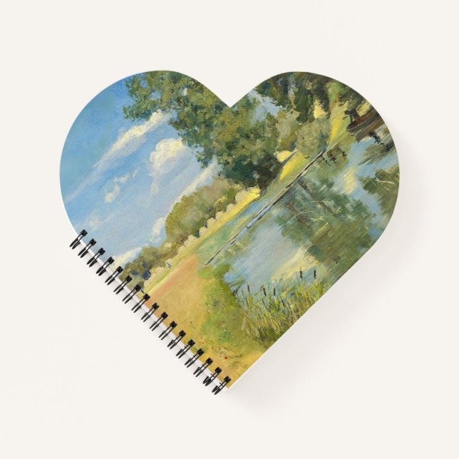 Fluss durch eine ernste Landschaft, Sommer Notizbuch (Vorderseite)