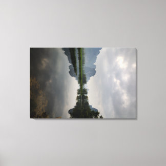 Fluss durch Ming Shi Dorf 1 Leinwanddruck