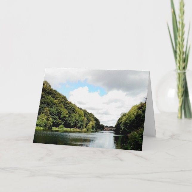 Fluss Durham in der Natur Karte (Vorderseite)