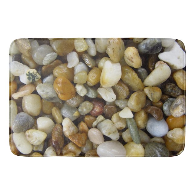 Fluss-Felsen auf Bad-Matte Badematte (Vorderseite)