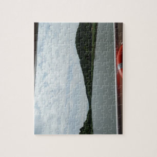 Fluss Foto-Puzzle mit Geschenkboot
