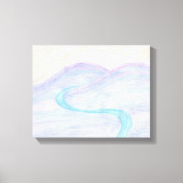 Fluss Ghost Canvas Print Leinwanddruck