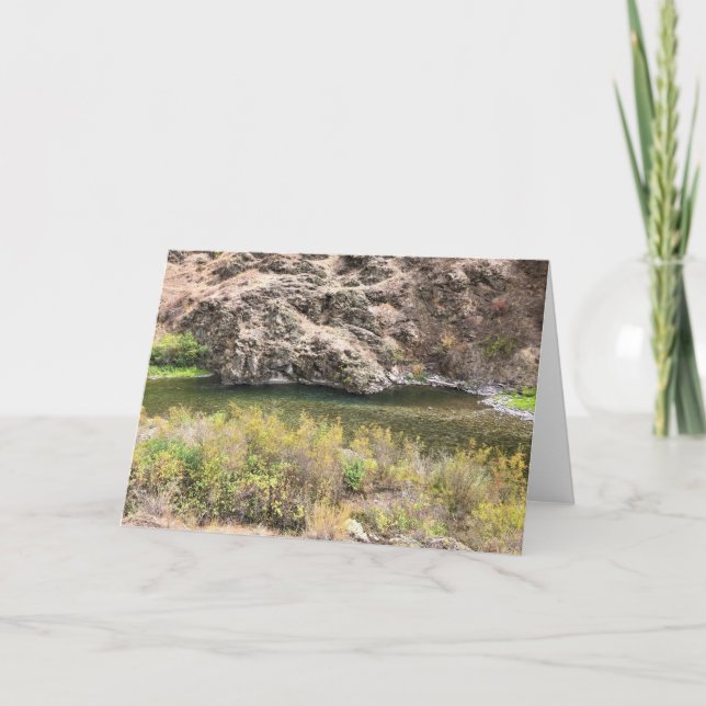 Fluss Imnaha, OR Karte (Vorderseite)