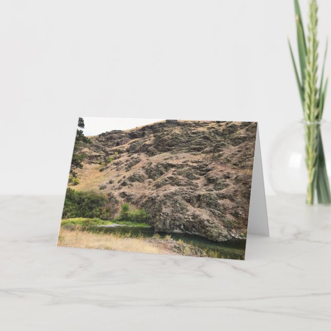 Fluss Imnaha, Oregon Karte (Vorderseite)