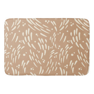 Fluss in Tan und Creme Badematte