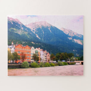 Fluss Inn in Innsbruck Österreich