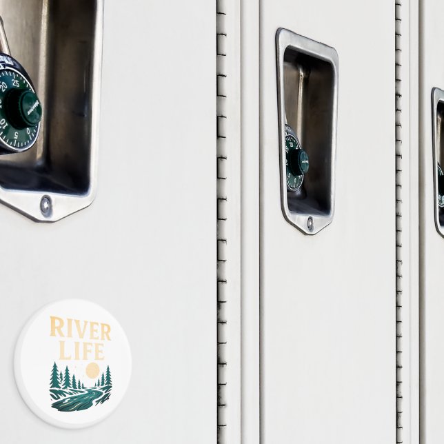 Fluss is Life Magnet - Natur Inspiriert Dekor (In Situ (Schrank))