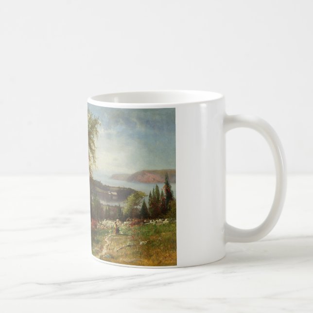 Fluss Julie der Bier-Hudson am Croton-Punkt Kaffeetasse (Rechts)