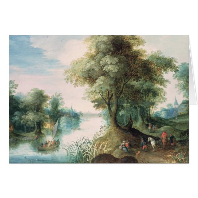 Fluss-Landschaft (Vorderseite (Horizontal))