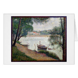 Fluss-Landschaft Georges Pierre Seurat mit einer