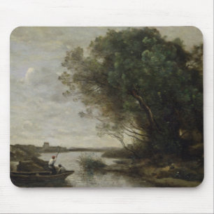 Fluss-Landschaft Mousepad
