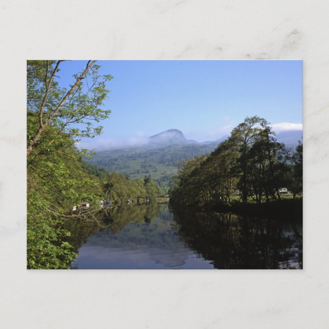 Fluss Lochay Killin Scotland Postkarte (Vorderseite)
