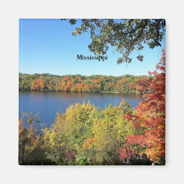 Fluss Mississippi, Herbst, Magnet (Vorne)