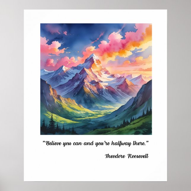 Fluss mit dem Kopf Poster (Vorne)