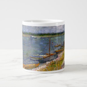 Fluss mit Rudelbooten von Vincent van Gogh Jumbo-Tasse