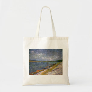 Fluss mit Rudelbooten von Vincent van Gogh Tragetasche