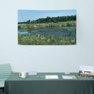 Fluss Molochnaja bei Melitopol. SüdUkraine Banner