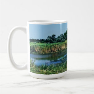 Fluss Molochnaja bei Melitopol. SüdUkraine Kaffeetasse
