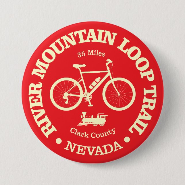 Fluss Mountain Loop Trail (Radfahren) Button (Vorderseite)