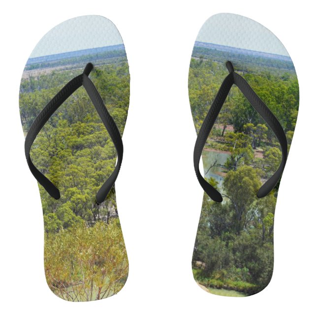 Fluss Murray Australia High Views, Thongs Flip Flops (Fußbett)