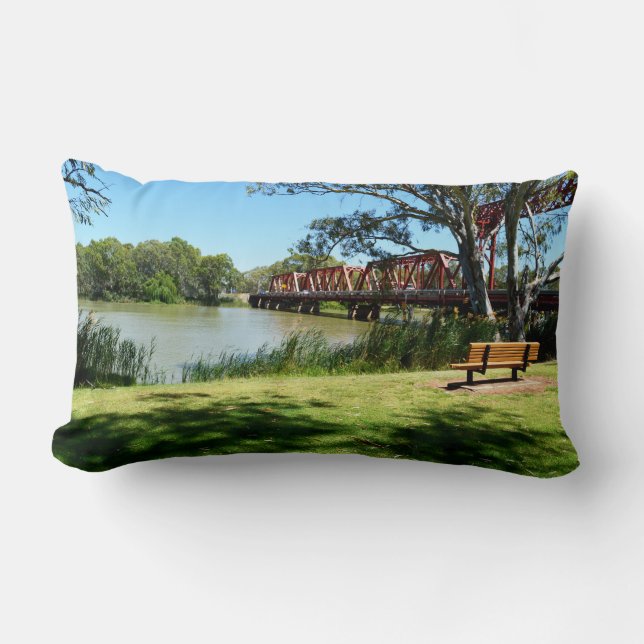 Fluss Murray Australia Historic Bridge, Lendenkissen (Vorderseite)