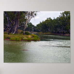 Fluss Murray Australia The Bend, Poster