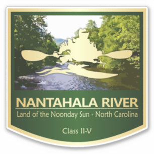 Fluss Nantahala (PFK) Aufkleber