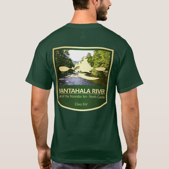 Fluss Nantahala (PFK) T-Shirt (Rückseite)