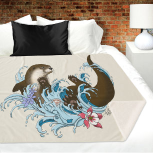 Fluss Otter Water Niedlich Sherpadecke