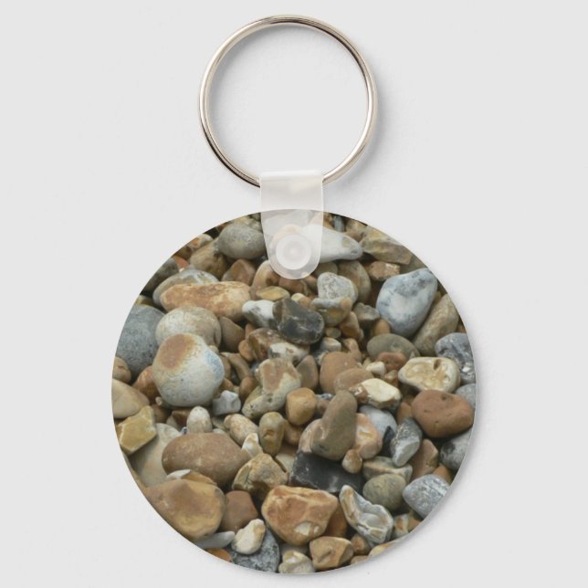 Fluss Pebbles Schlüsselanhänger (Vorderseite)