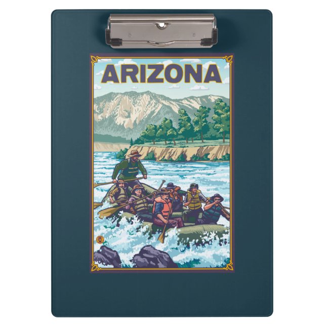 Fluss RaftingArizona Klemmbrett (Vorderseite)