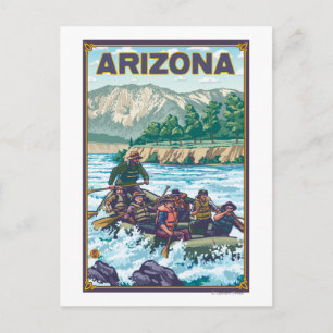 Fluss RaftingArizona Postkarte